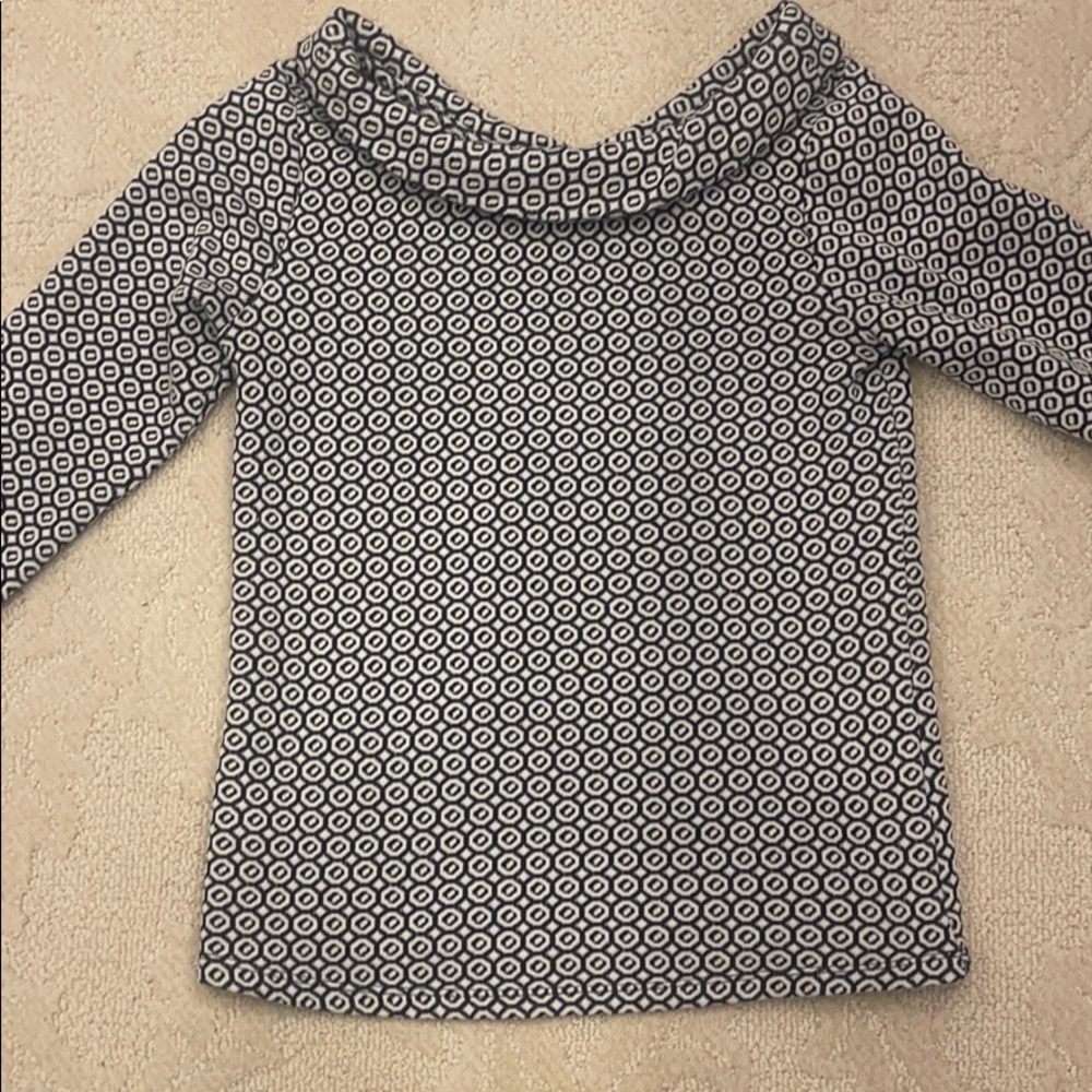 Ann Taylor Factory XXSP Mod 60s Mad Men style top
